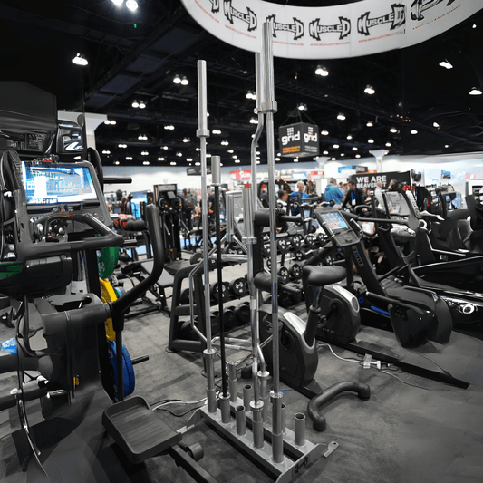 Vertical Olympic Bar Rack - 10 Bar - Muscle D Fitness - Sturdy Vertical Olympic Bar Holder