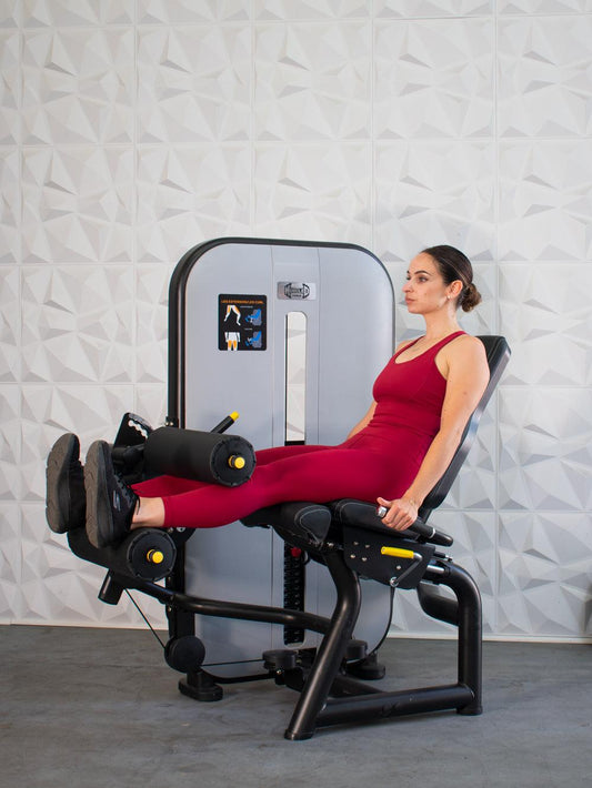 Vogue Selectorized Leg Extension/Seated Leg Curl by Muscle D Fitness