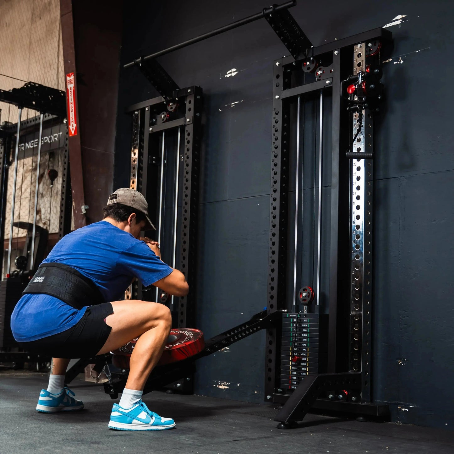 Fringe Sport Slim Gym Single Cable Tower