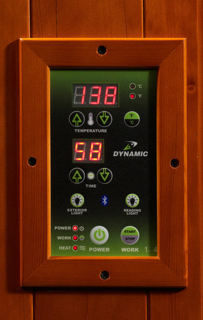 Dynamic "Versailles" 2 Person Ultra Low EMF Far IR Sauna (DYN-6202-03 Elite)