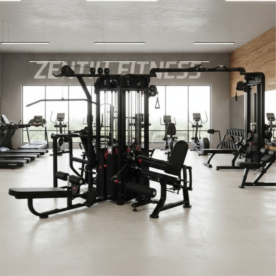 5 Stack Megatron Compact Multi-Gym - Muscle D Fitness - Lat Pull, Low ...