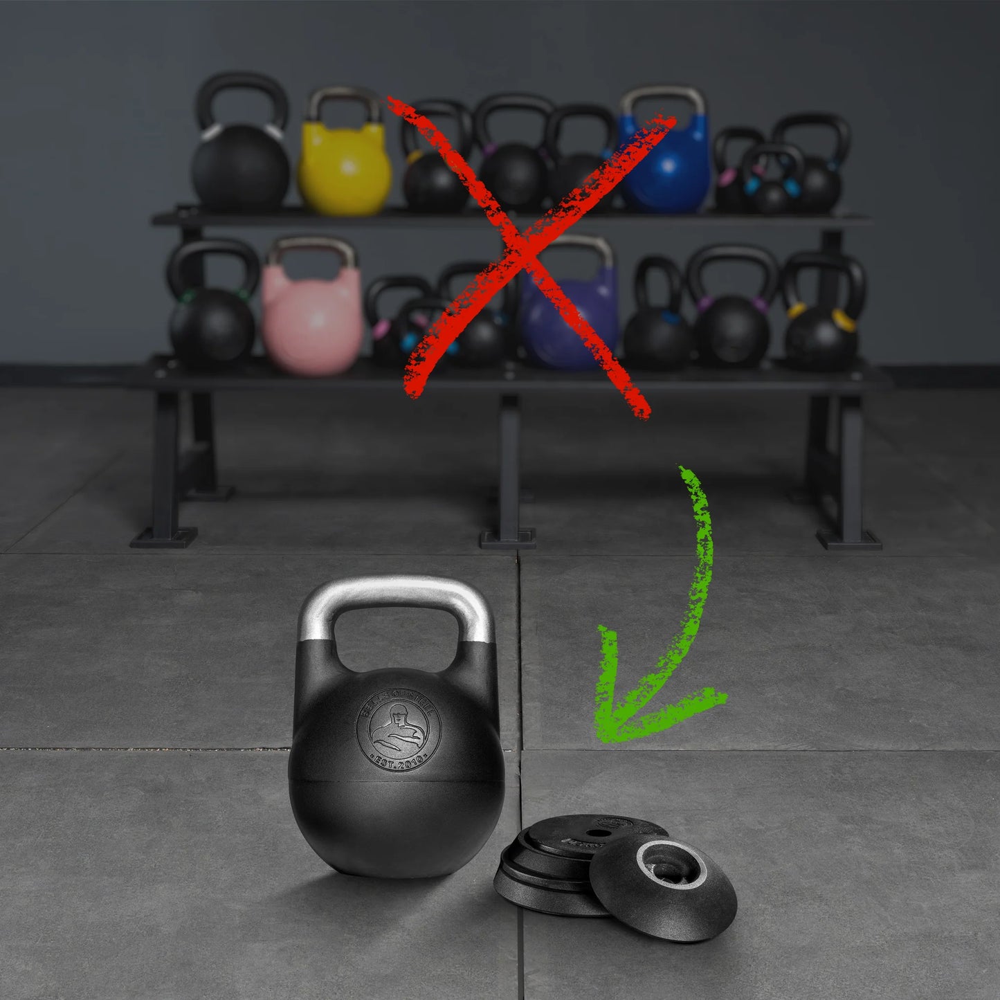 12-20.5 KG Adjustable Kettlebell