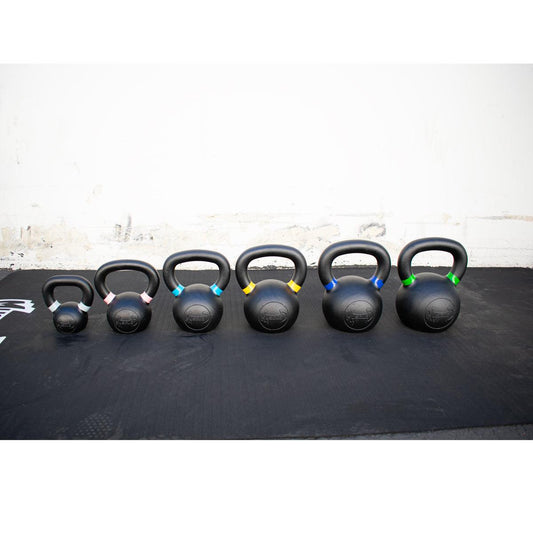 Muscle D Cast Kettlebells - Muscle D Fitness - Quality Handle Design - Heavy Duty Coating