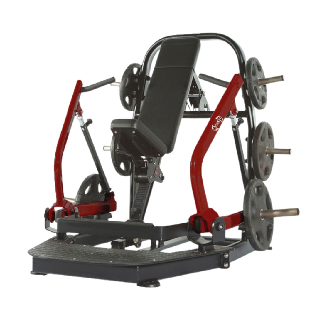 Pro Strength Decline Chest Press - Muscle D Fitness - Premium - Adjustable - Plate Loaded - Lower Chest Workout
