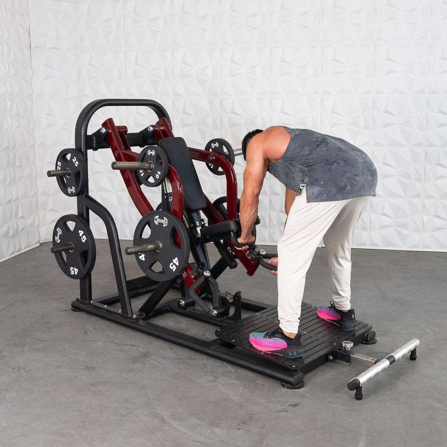 Pro Strength Dynamic Row - Chest Supported - Muscle D Fitness - Premium Adjustable Plate Loaded