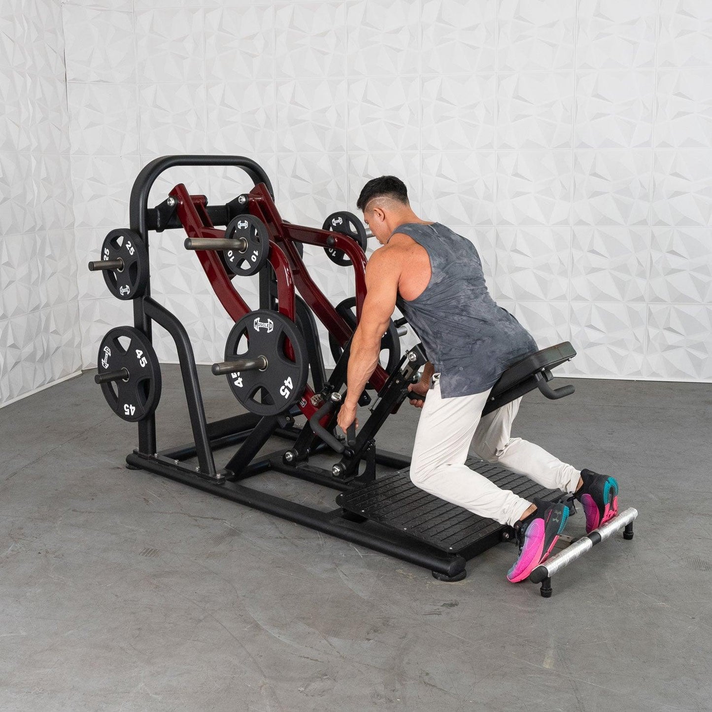 Pro Strength Dynamic Row - Chest Supported - Muscle D Fitness - Premium Adjustable Plate Loaded