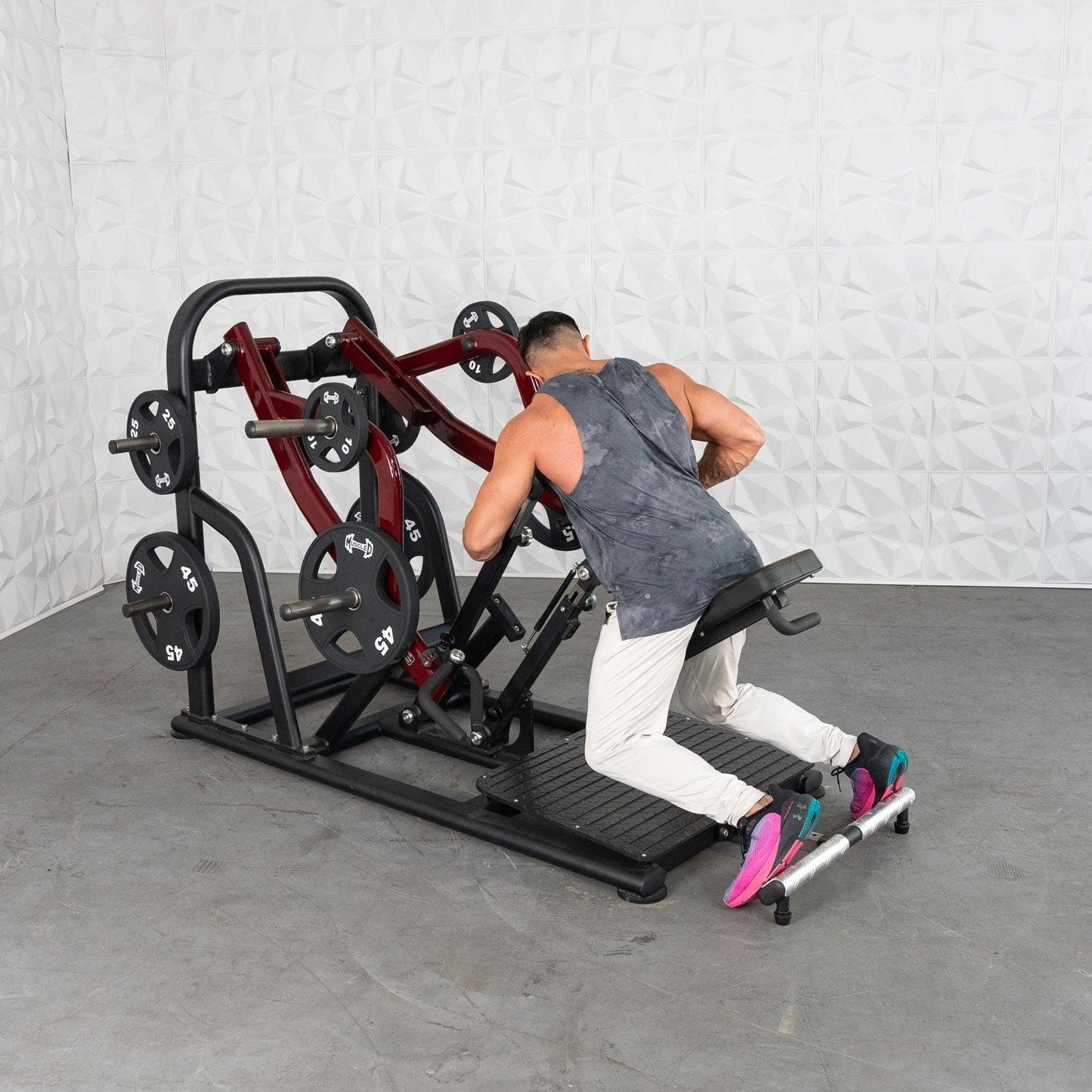 Pro Strength Dynamic Row - Chest Supported - Muscle D Fitness - Premium Adjustable Plate Loaded