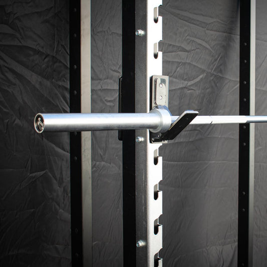 7' Hard Chrome Triple Bearing Olympic Bar - Muscle D Fitness - Precision Performance Grade Knurling