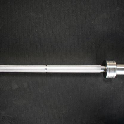 7' Hard Chrome Triple Bearing Olympic Bar - Muscle D Fitness - Precision Performance Grade Knurling