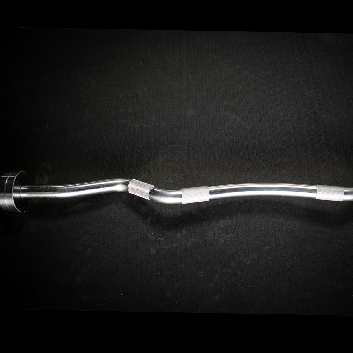 5' Hard Chrome EZ Curl Bar – Ergonomic Arm Training | Muscle D Fitness