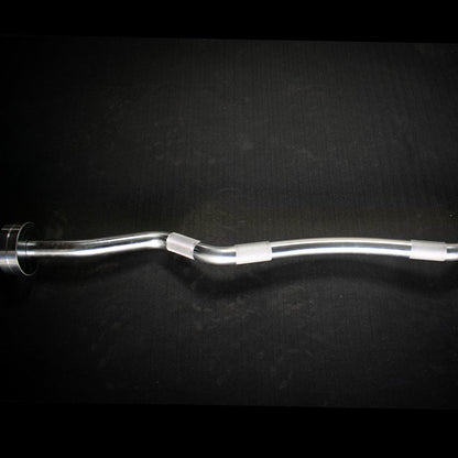 5' Hard Chrome EZ Curl Bar – Ergonomic Arm Training | Muscle D Fitness