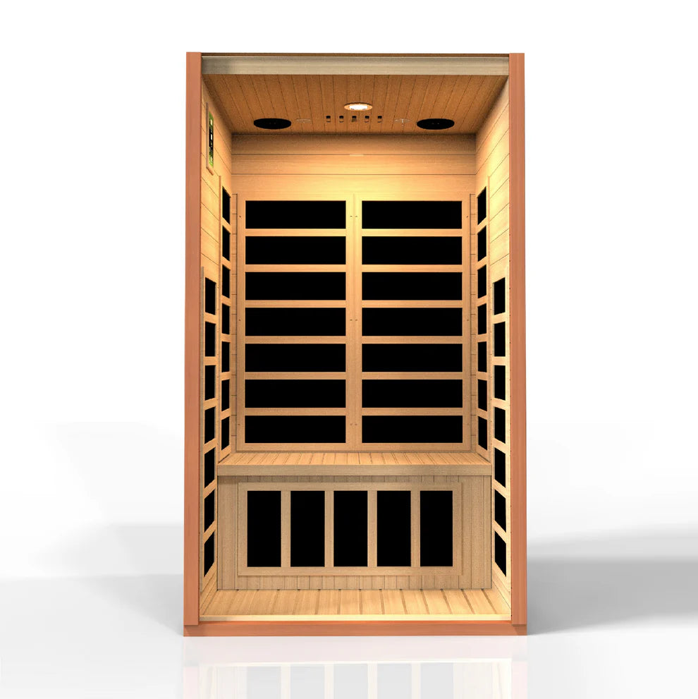 Dynamic "Avila" 1-2 Person Ultra Low EMF FAR IR Sauna (DYN-6103-01 Elite)