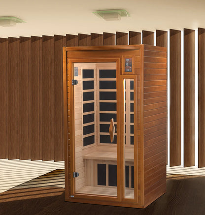 Dynamic "Barcelona Elite" 1-2 Person Ultra Low EMF Far IR Sauna (DYN-6106-01 Elite)