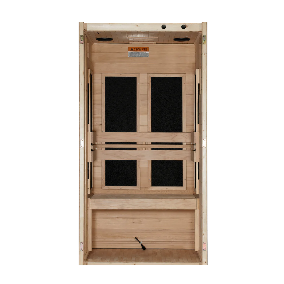 ***New 2026 Model*** Dynamic "Veneto" 1-2 Person Low EMF FAR IR Sauna (DYN-6115-05)