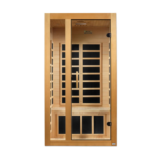 ***New 2026 Model*** Dynamic "Gracia" 1-2 Person Ultra Low EMF FAR IR Sauna (DYN-6119-01 Elite)