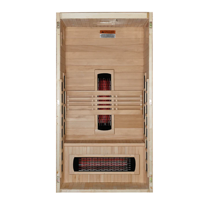 ***New 2026 Model*** Dynamic Gracia 1-2-Person Full Spectrum Near Zero EMF FAR IR Sauna (DYN-6119-03 FS)