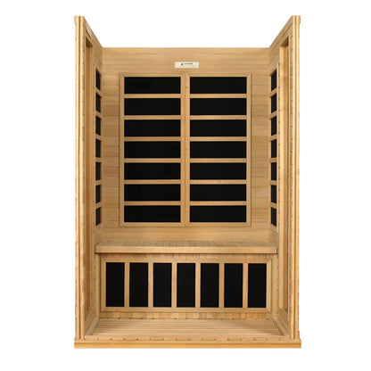 Dynamic "Versailles" 2 Person Ultra Low EMF Far IR Sauna (DYN-6202-03 Elite)