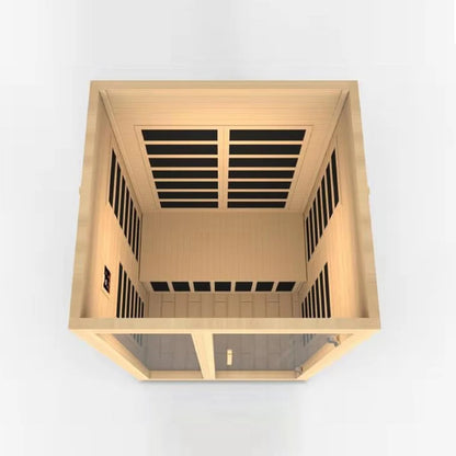 Dynamic "Santiago" 2 Person Low EMF FAR IR Sauna (DYN-6209-01)