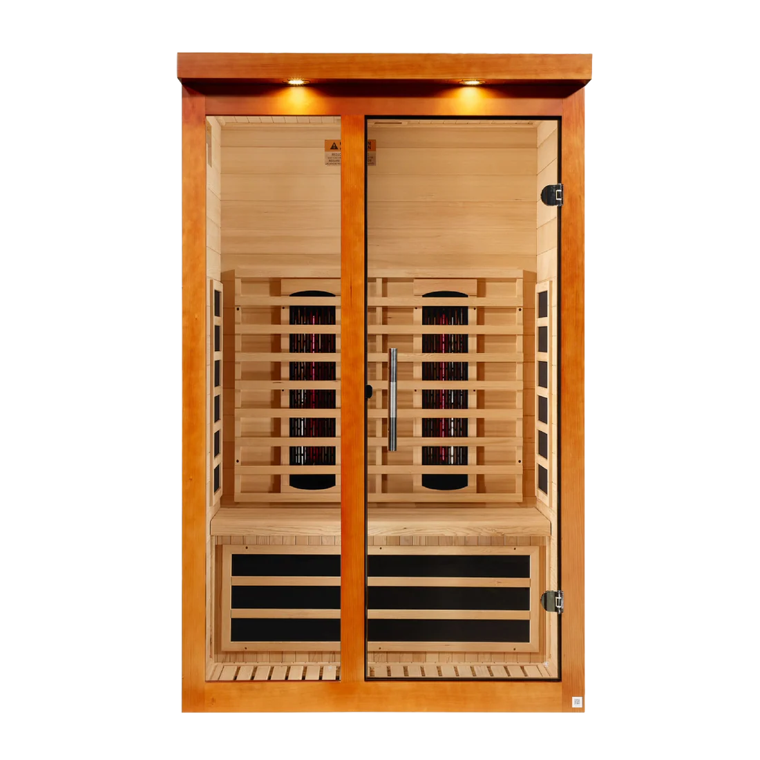 ***New 2026 Model*** Dynamic "Llumeneres" 2 Person Full Spectrum Nero Zero EMF FAR IR Sauna (DYN-6215-03 FS)