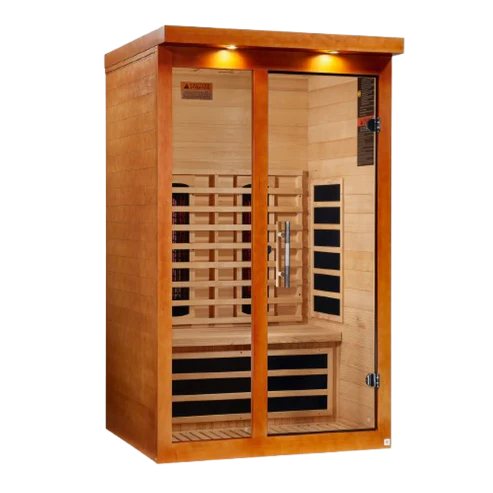 ***New 2026 Model*** Dynamic "Llumeneres" 2 Person Full Spectrum Nero Zero EMF FAR IR Sauna (DYN-6215-03 FS)