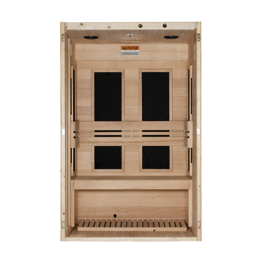 ***New 2026 Model*** Dynamic "Lucca" 2 Person Low EMF FAR IR Sauna (DYN-6215-05)