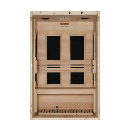 ***New 2026 Model*** Dynamic "Lucca" 2 Person Low EMF FAR IR Sauna (DYN-6215-05)