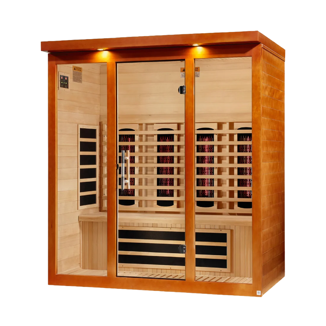 ***New 2026 Model*** Dynamic Vila Grande 4 Person Full Spectrum Nero Zero EMF FAR IR Sauna (DYN-6415-03 FS)