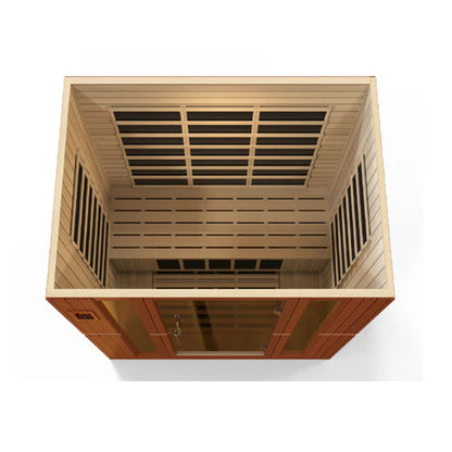 Dynamic "Bergamo" 4 Person Ultra Low EMF Far IR Sauna (DYN-6440-01 Elite)