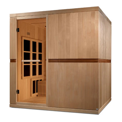 2025 Golden Designs "Catalonia" 8 Person Near Zero EMF FAR IR Sauna (GDI-6880-02 Elite)