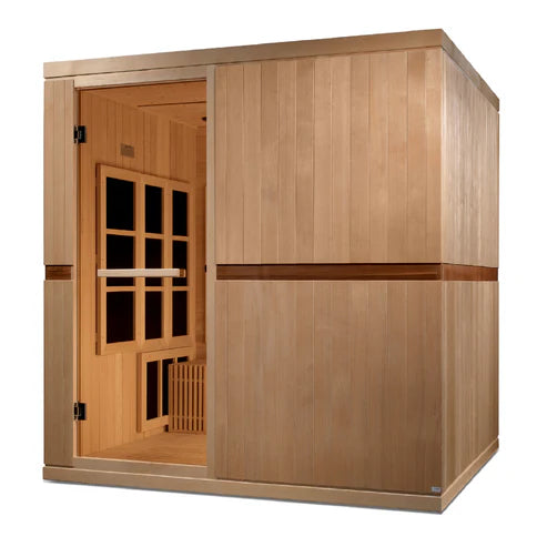 2025 Golden Designs "Catalonia" 8 Person Near Zero EMF FAR IR Sauna (GDI-6880-02 Elite)