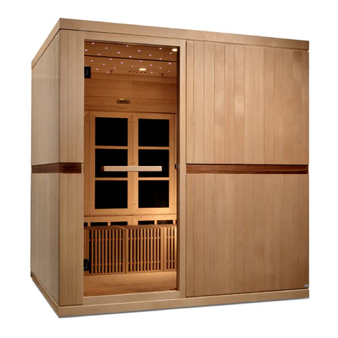2025 Golden Designs "Catalonia" 8 Person Near Zero EMF FAR IR Sauna (GDI-6880-02 Elite)