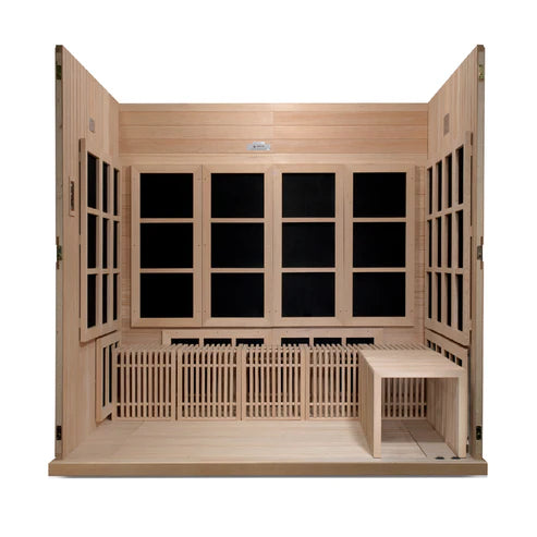 2025 Golden Designs "Catalonia" 8 Person Near Zero EMF FAR IR Sauna (GDI-6880-02 Elite)