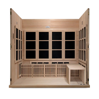 2025 Golden Designs "Catalonia" 8 Person Near Zero EMF FAR IR Sauna (GDI-6880-02 Elite)