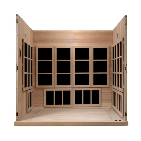 2025 Golden Designs "Catalonia" 8 Person Near Zero EMF FAR IR Sauna (GDI-6880-02 Elite)