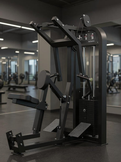Chair Assisted Rows Excel Seated Row - Muscle D Fitness - Selectorized Back Row - Gas Shoc ...