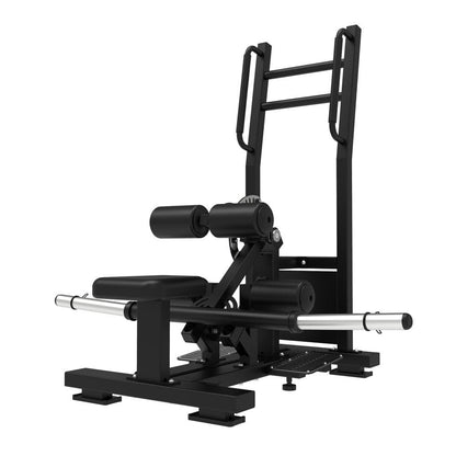 Excel Standing Hip Thrust - Muscle D Fitness - Plate Load Extension - Band Compatible - Adjustable Pads