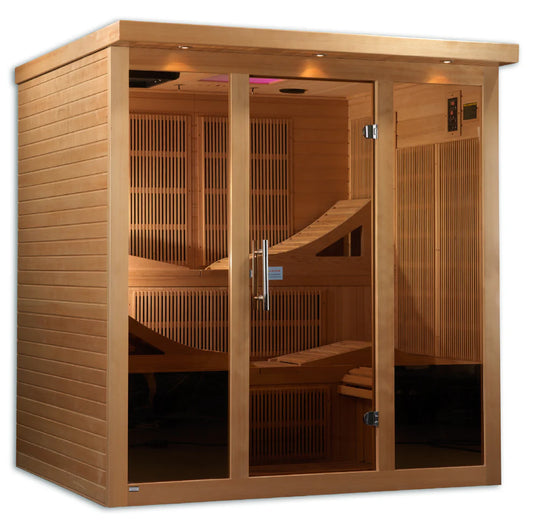 Golden Designs "Monaco" Near Zero EMF Far IR Sauna (GDI-6996-01 Elite)