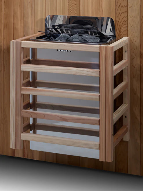 2026 Golden Designs "Soria" 3 Person Hybrid Sauna (Indoor) Full Spectrum and Harvia Traditional Stove (GDI-8330-01)