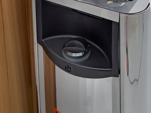 2025 Golden Designs "Toledo" 6 Person Hybrid Sauna (Indoor) Full Spectrum and Harvia Traditional Stove (GDI-8360-01)