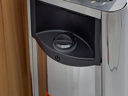 2026 Golden Designs "Soria" 3 Person Hybrid Sauna (Indoor) Full Spectrum and Harvia Traditional Stove (GDI-8330-01)
