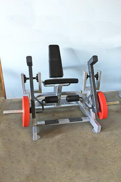 Power Leverage Iso Lateral Leg Extension - Muscle D Fitness - 11 Gauge Steel