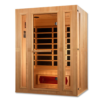 Maxxus "Trinity" Dual Tech 3 person Low EMF FAR IR Sauna (MX-LS3-01)