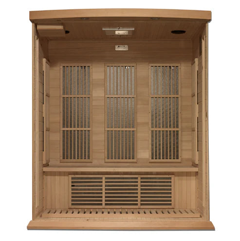 Maxxus 3 Person Near Zero EMF FAR IR Sauna (MX-K306-01-ZF HEM)