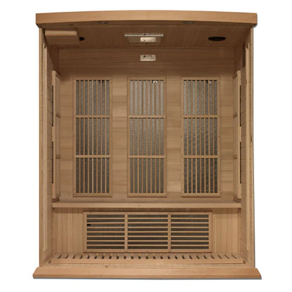 Maxxus 3 Person Near Zero EMF FAR IR Sauna (MX-K306-01-ZF HEM)