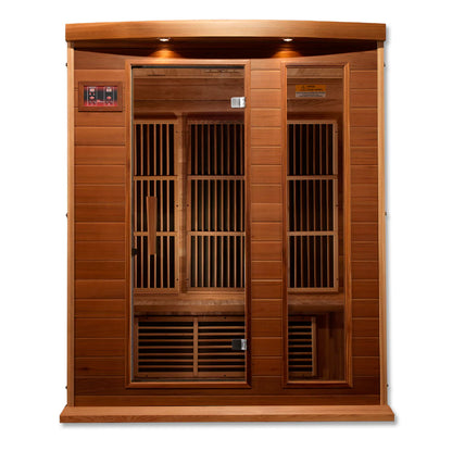 Maxxus 3 Person Low EMF FAR IR Sauna (MX-K306-01-CED)