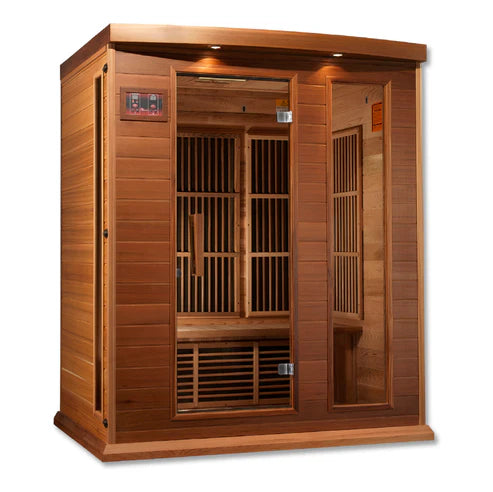 Maxxus "Montilemar" 3 Person Near Zero EMF FAR IR Sauna (MX-K306-01-ZF CED)