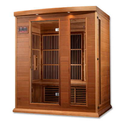 Maxxus "Montilemar" 3 Person Near Zero EMF FAR IR Sauna (MX-K306-01-ZF CED)