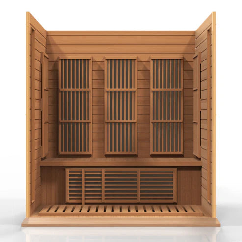 Maxxus 3 Person Low EMF FAR IR Sauna (MX-K306-01-CED)