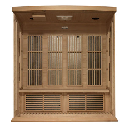 Maxxus 4 Person Near Zero EMF FAR IR Sauna (MX-K406-01-ZF HEM)