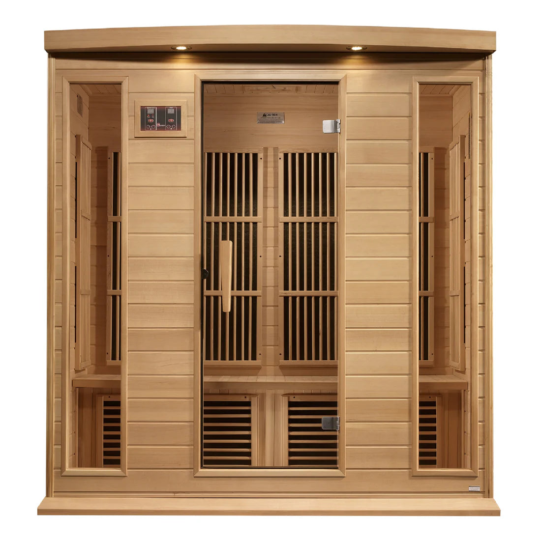 Maxxus 4 Person Near Zero EMF FAR IR Sauna (MX-K406-01-ZF HEM)